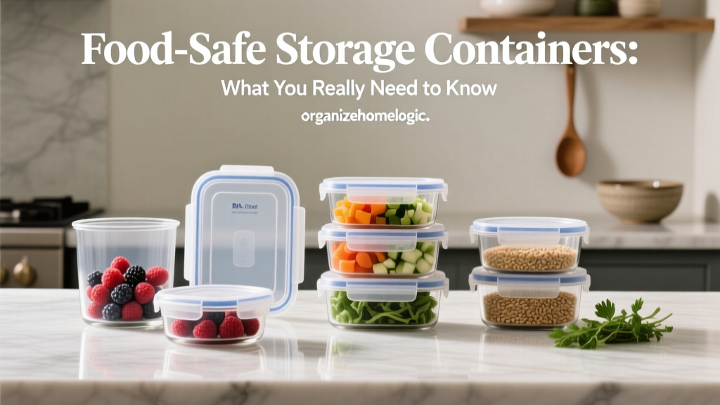 Food-Safe Storage Containers: What You Really Need to Know