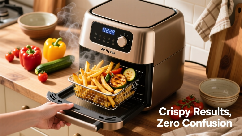 Air Fryer Plus Toaster Oven: Crispy Results, Zero Confusion