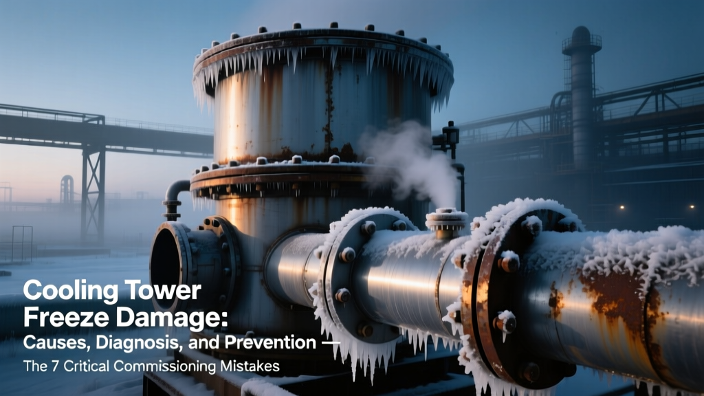 Cooling Tower Freeze Damage: Causes, Fixes & Prevention