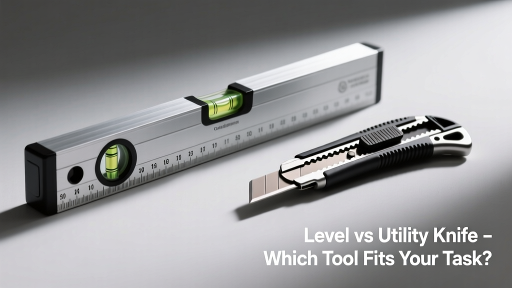Level vs Utility Knife: Which Tool Fits Your Task?