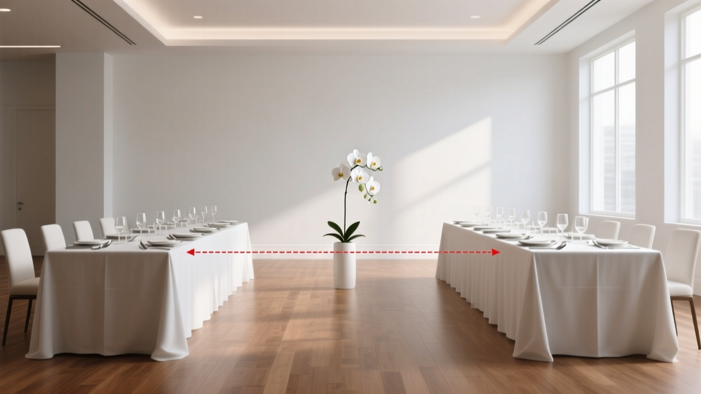 Wedding Table Spacing: Exact Measurements You Need (2026)