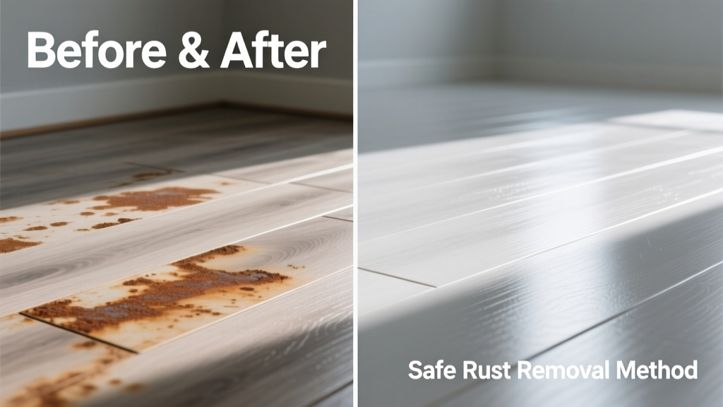 How to Remove Rust from Laminate Flooring Safely
