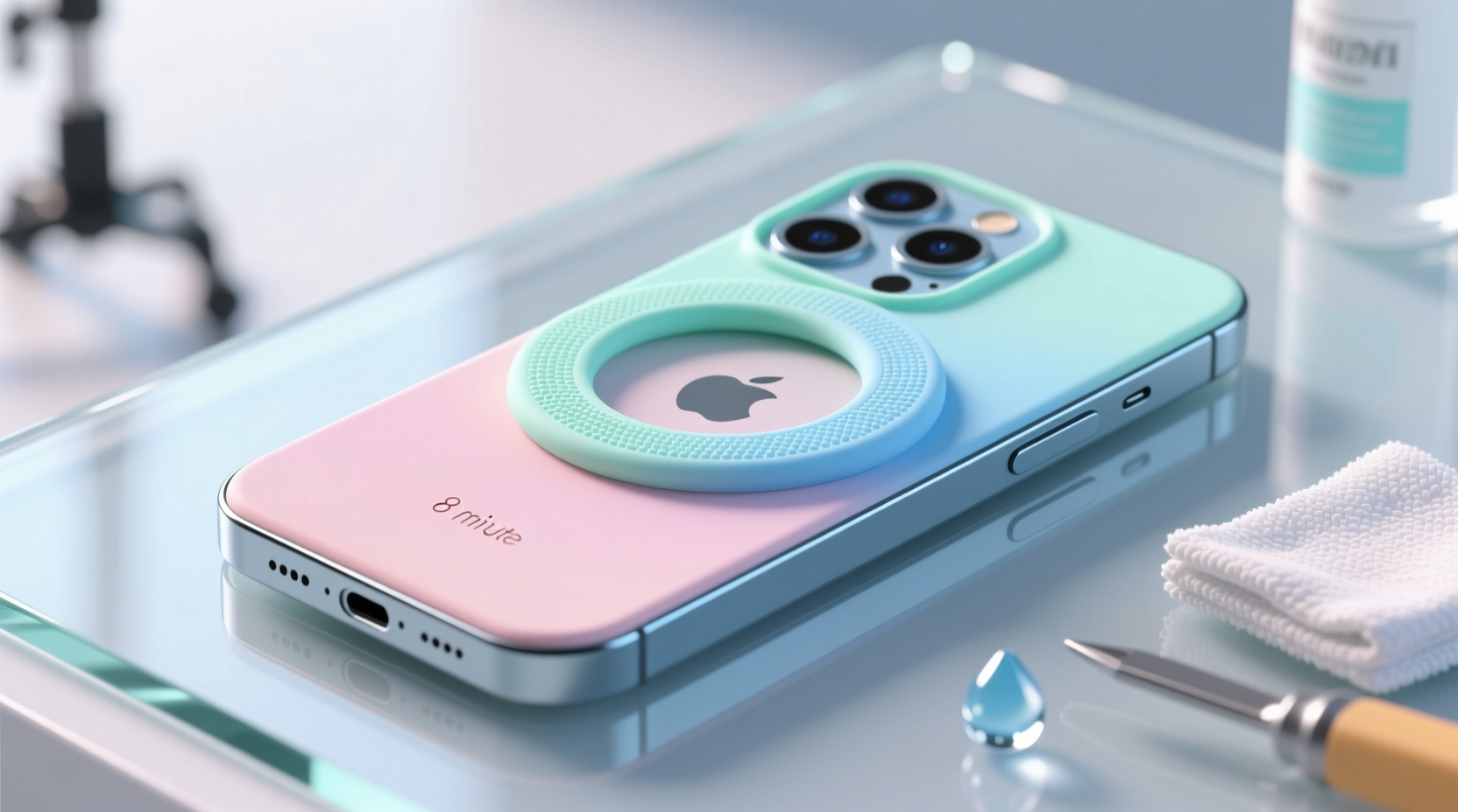 how to clean silicone anime phone grips