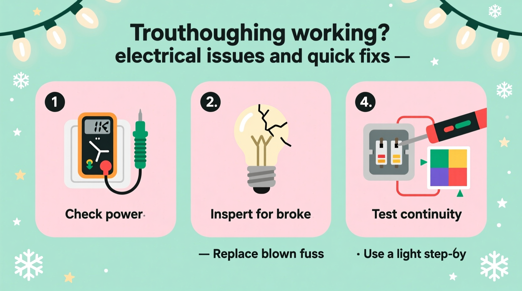 christmas lights not working troubleshooting common electrical issues and quick fixes