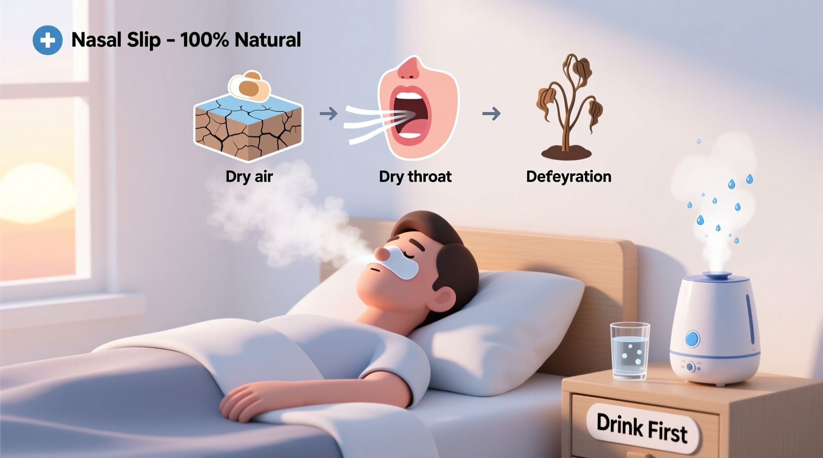 why do i wake up with a dry throat every morning possible fixes