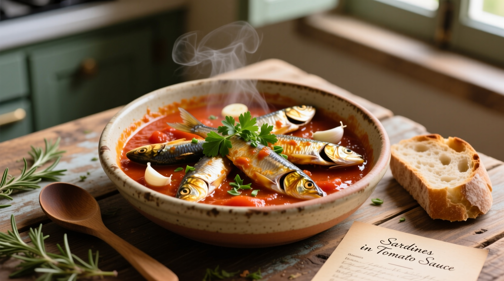 Authentic Sardines in Tomato Sauce Recipe in 20 Minutes