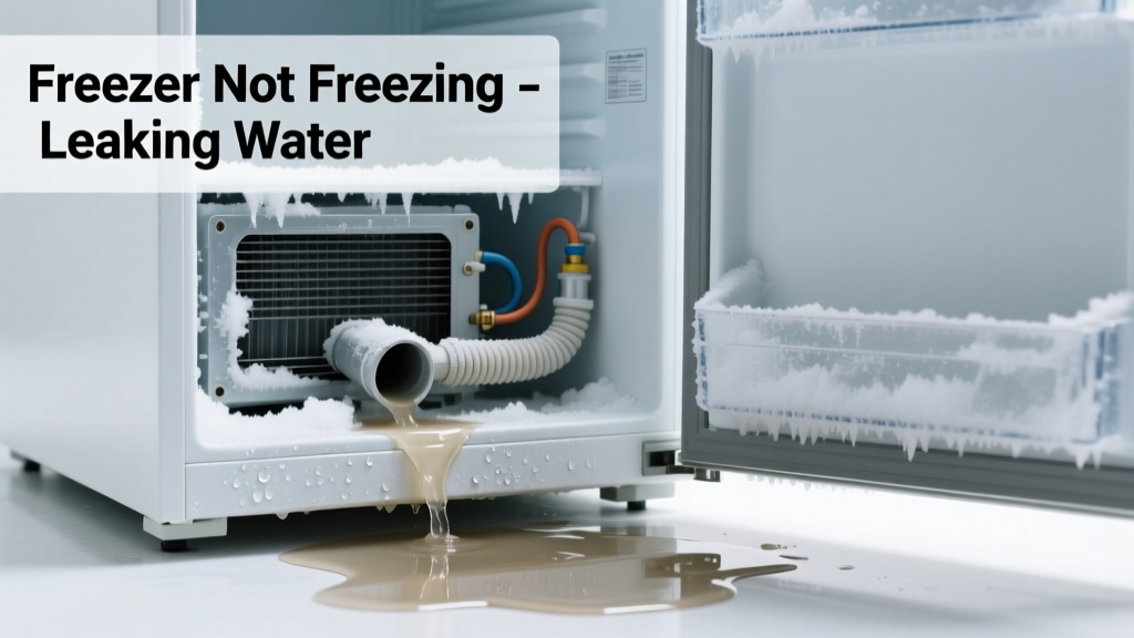 Freezer Not Freezing & Leaking Water: Quick Diagnosis