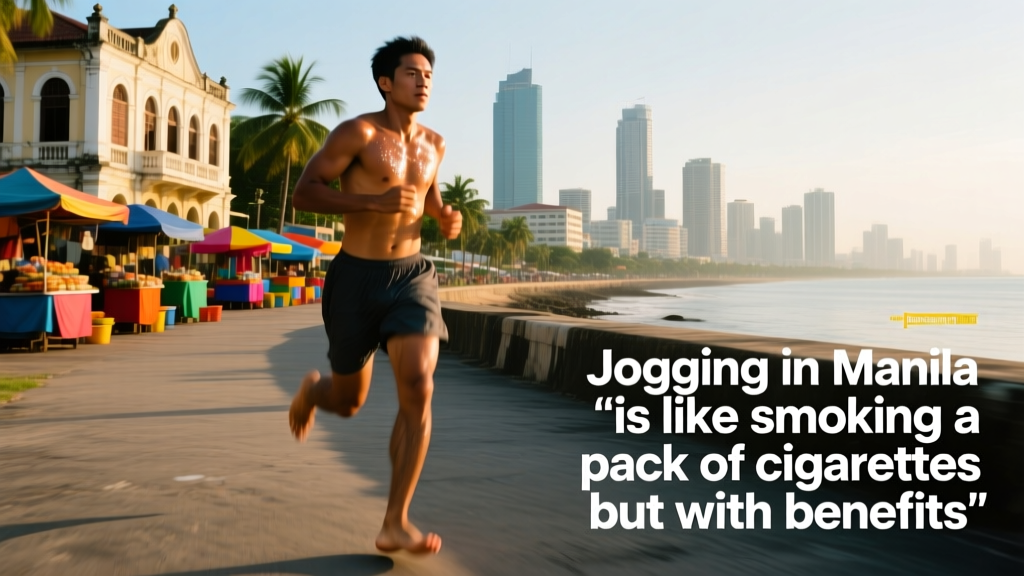 Jogging in Manila Is Like Smoking a Pack of Cigarettes—but With Benefits