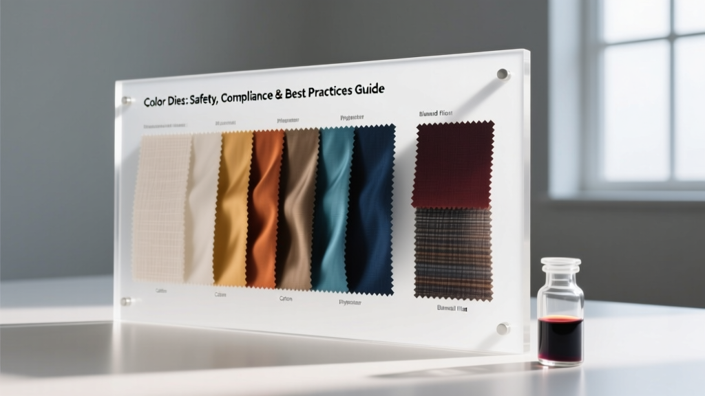 Color Dies: Safety, Compliance & Best Practices Guide