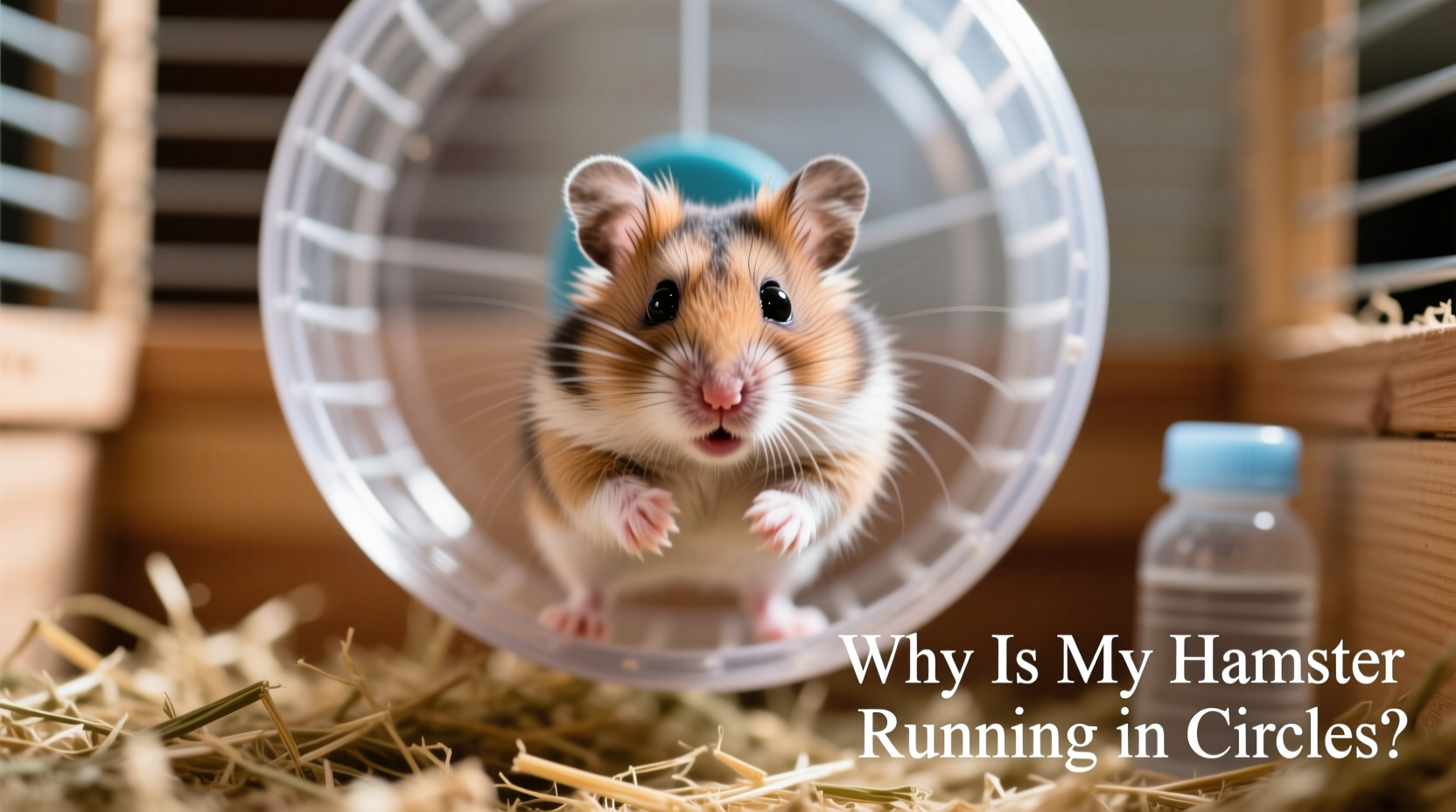 why is my hamster running in circles is it stressed or just excited