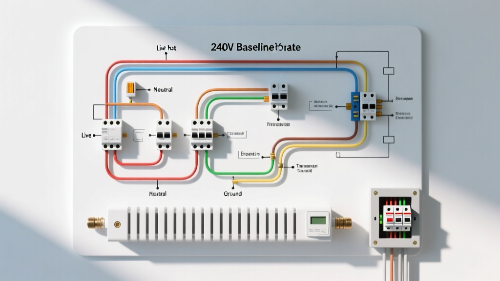 Complete Wiring Diagram for Electric Baseboard Heater with Thermostat
