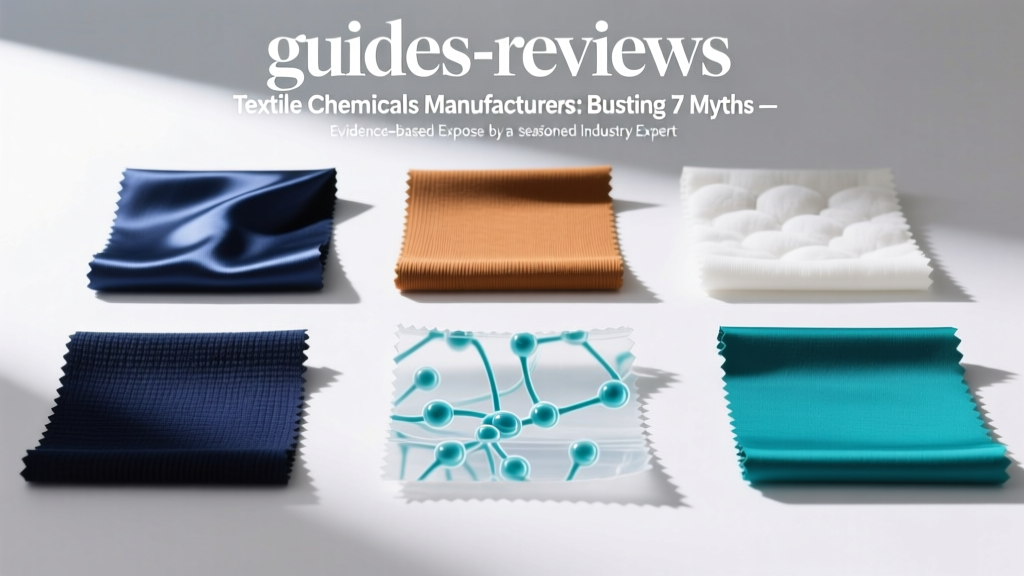Textile Chemicals Manufacturers: Busting 7 Myths