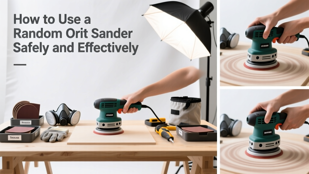 How to Use a Random Orbit Sander Safely and Effectively