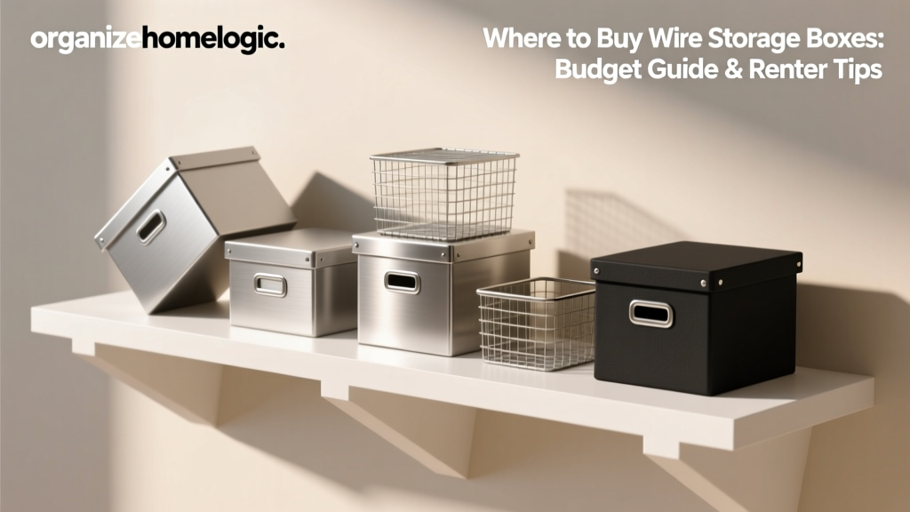 Where to Buy Wire Storage Boxes: Budget Guide & Renter Tips