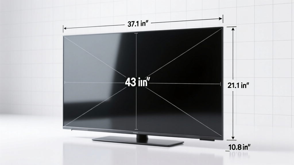 43 Inch TV Dimensions: Exact Width, Height & Depth