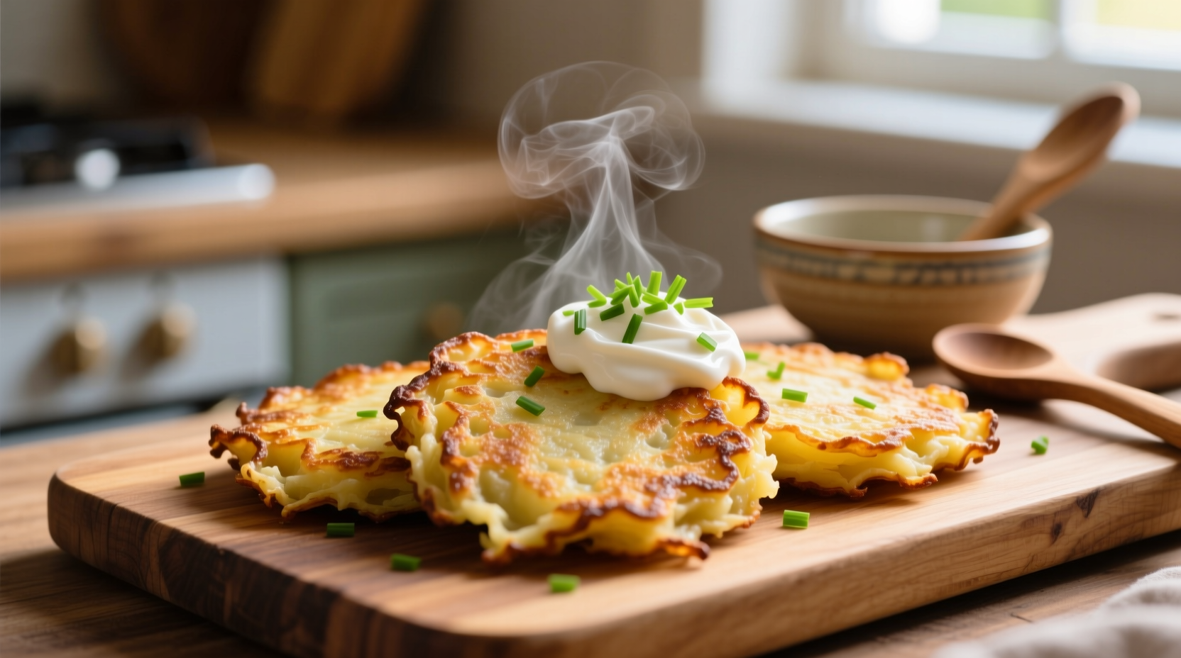 Flourless Potato Pancakes from Mashed Potatoes Recipe