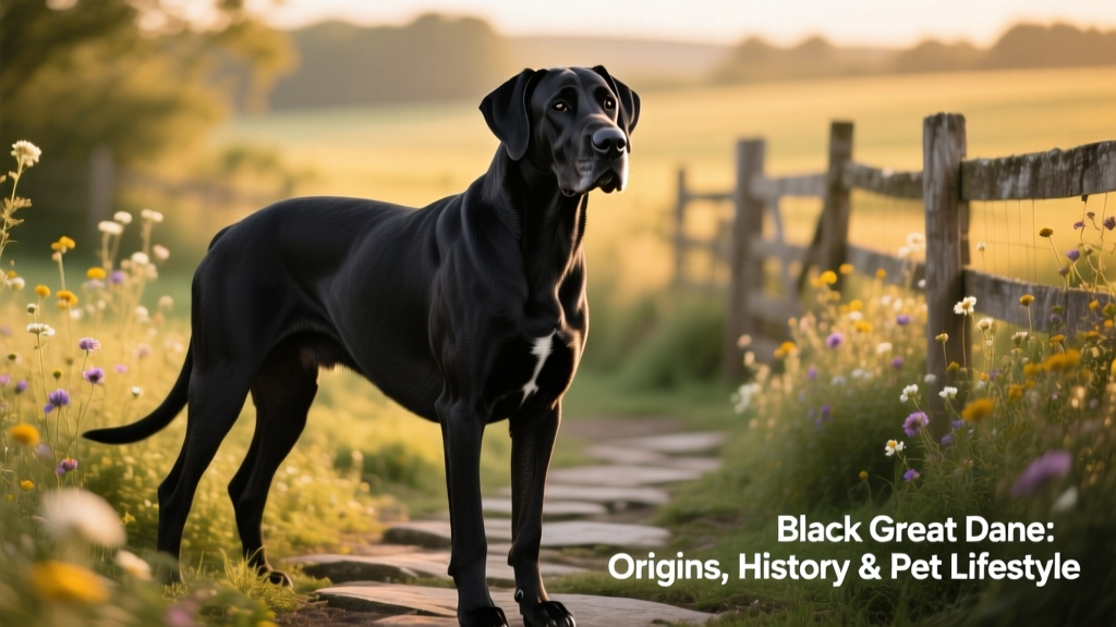 Great Great Dane of black