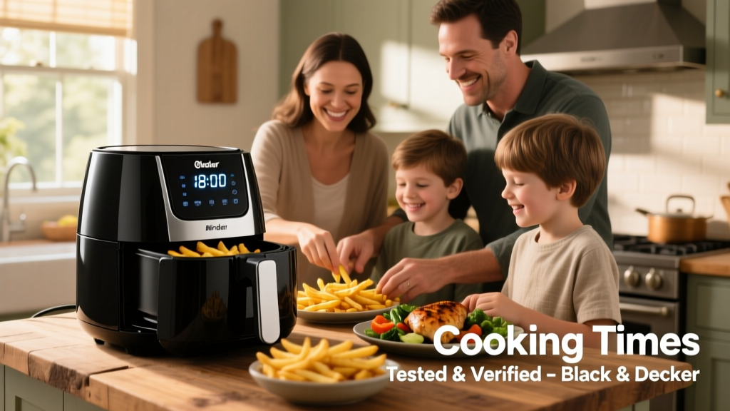 Black & Decker Air Fryer Cooking Times (Tested & Verified)
