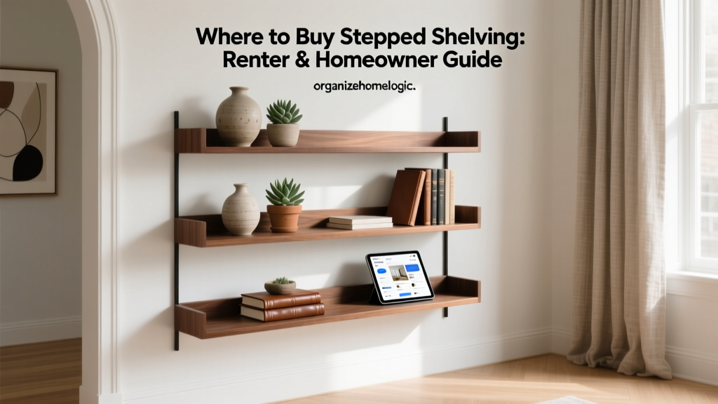 Where to Buy Stepped Shelving: Renter & Homeowner Guide