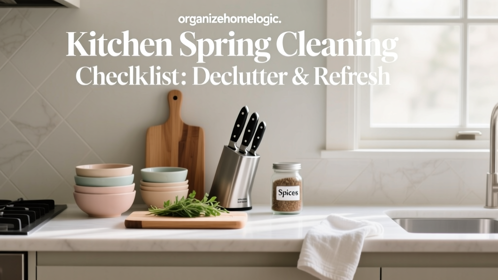 Kitchen Spring Cleaning Checklist: Declutter & Refresh