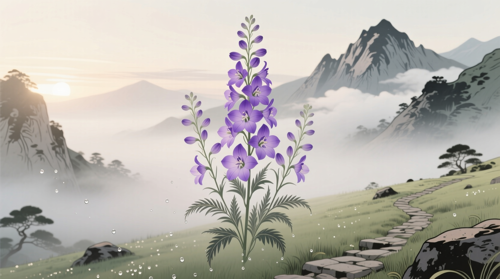 asian delphinium