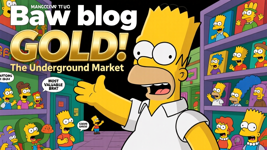 Bart Simpson Gold: The Underground Market for Cartoon's Most Valuable Brat