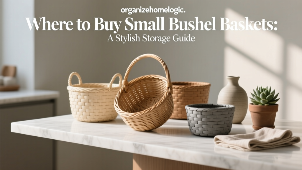 Where to Buy Small Bushel Baskets: A Stylish Storage Guide