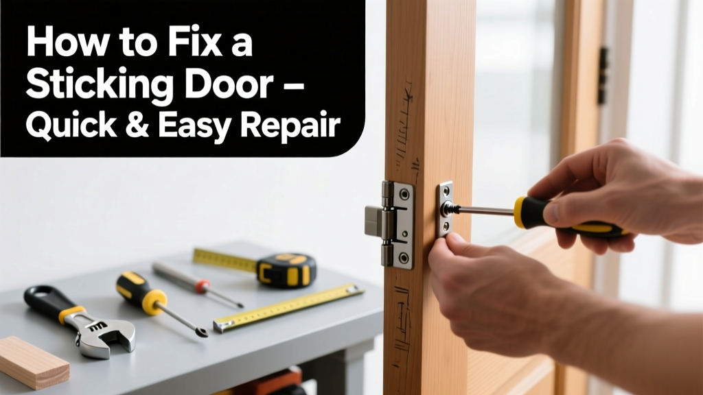 How to Fix a Sticking Door: Quick DIY Repair Guide