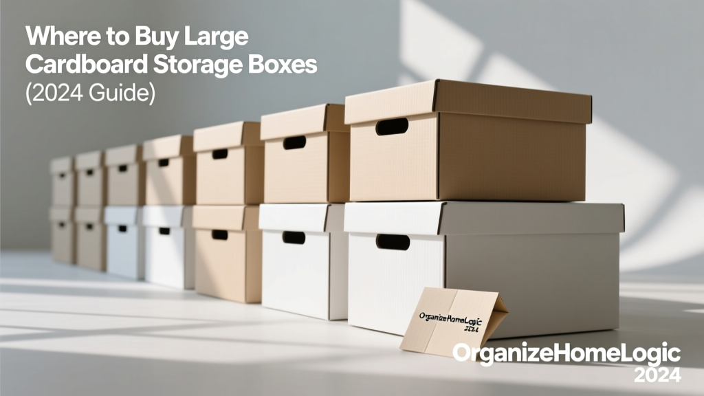Where to Buy Large Cardboard Storage Boxes (2024 Guide)