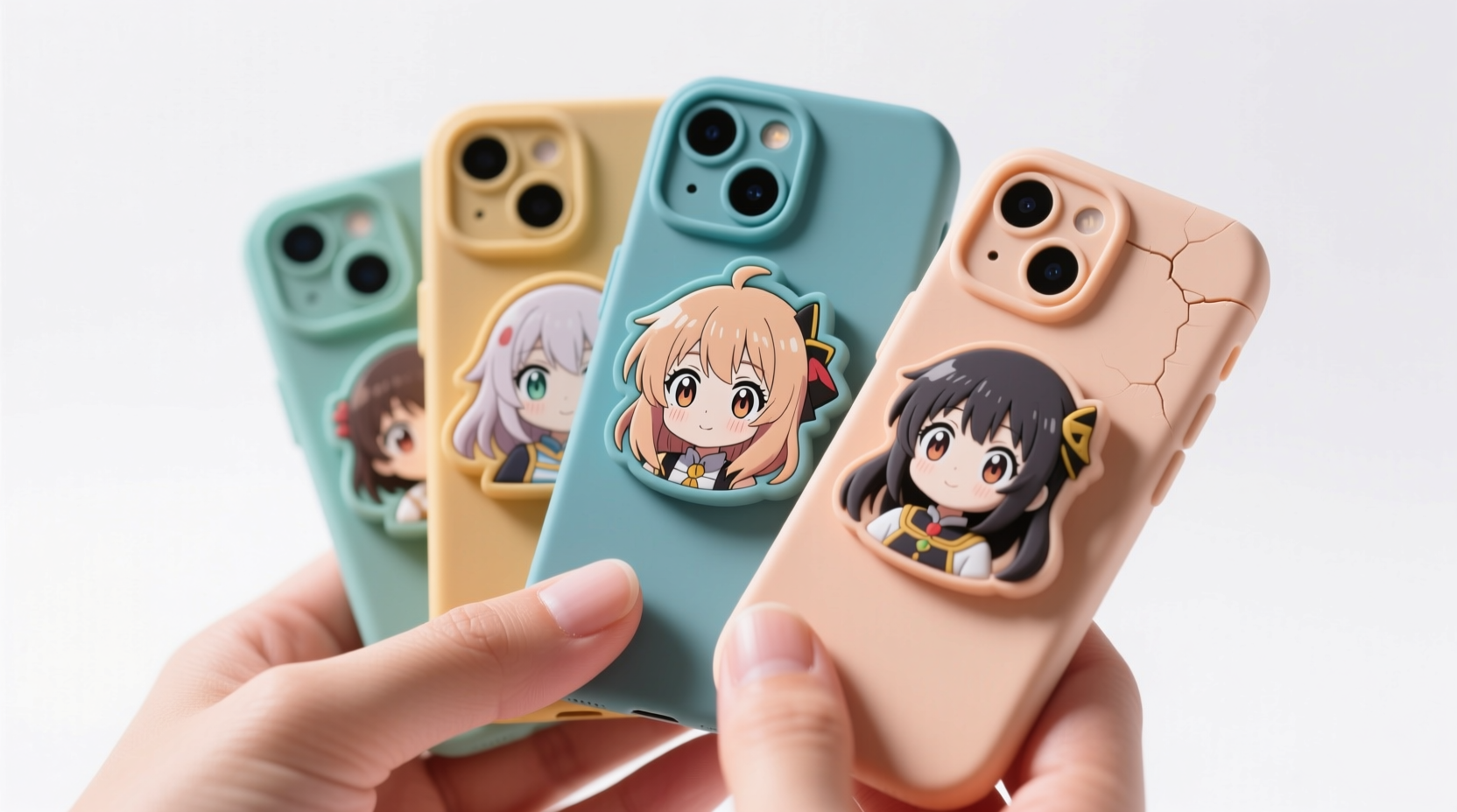 how to clean silicone anime phone grips safely