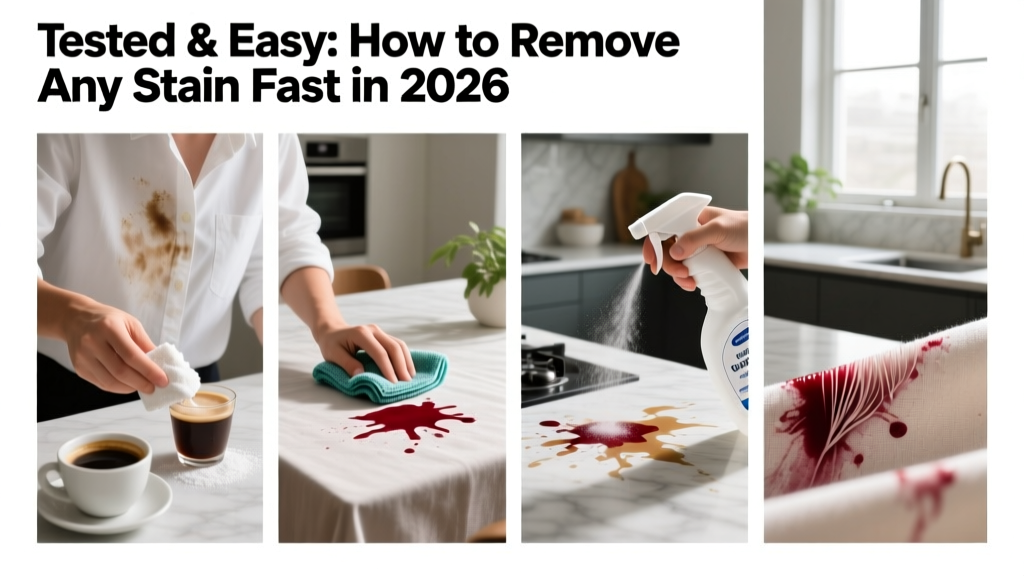 Tested & Easy: How to Remove Any Stain Fast in 2026
