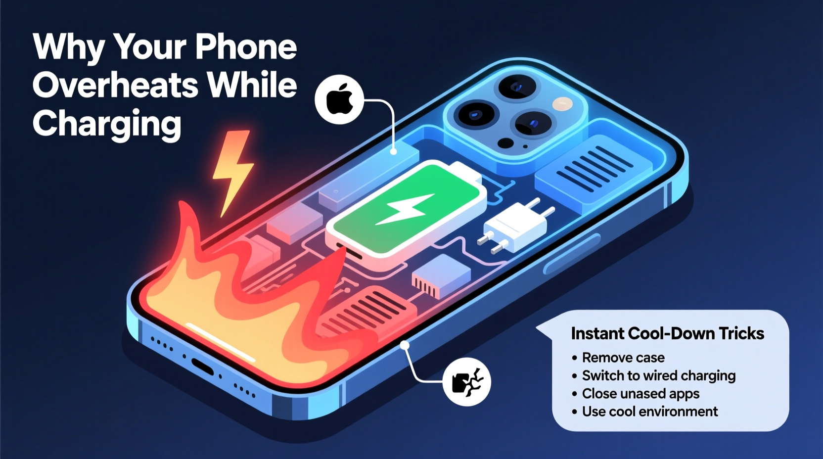 why does my phone overheat while charging hidden causes and instant cooldown tricks