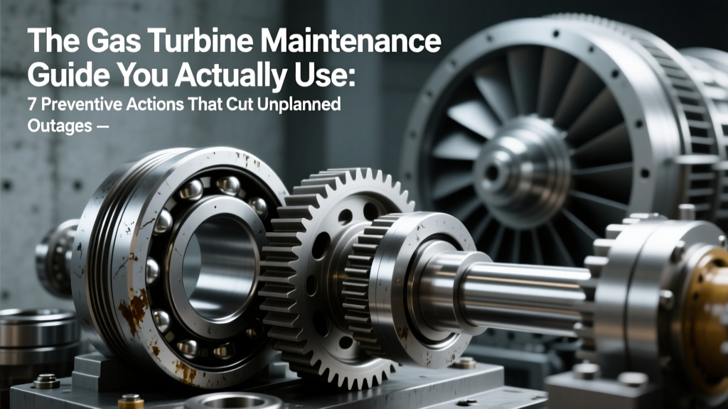 Gas Turbine Maintenance Guide: Cut Outages 42%
