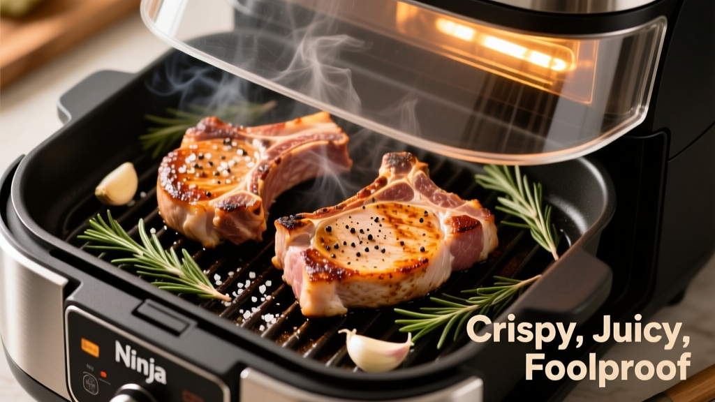 Grill Pork Chops on Ninja Foodi: Crispy, Juicy & Foolproof