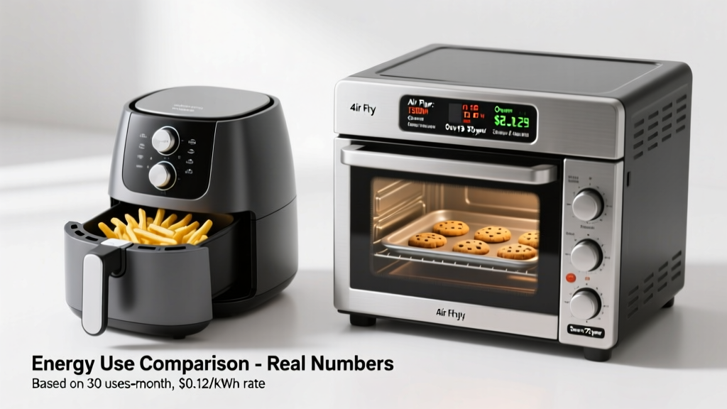 Air Fryer vs Oven Electricity Use: Real Numbers & Savings