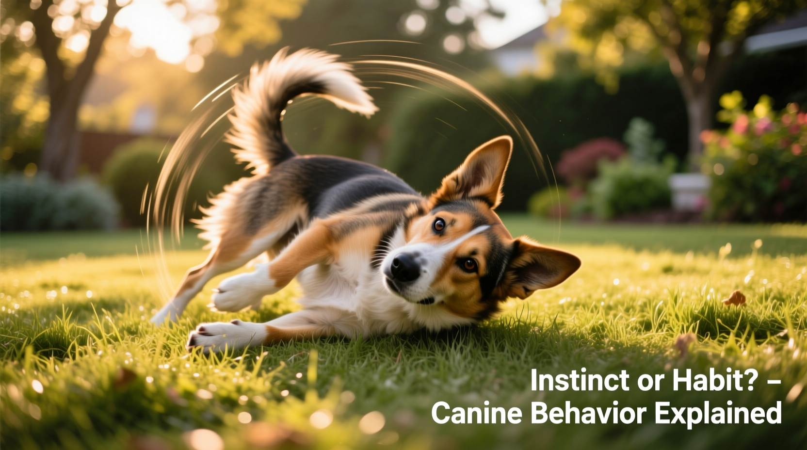 why does my dog spin in circles before lying down instinct or something else