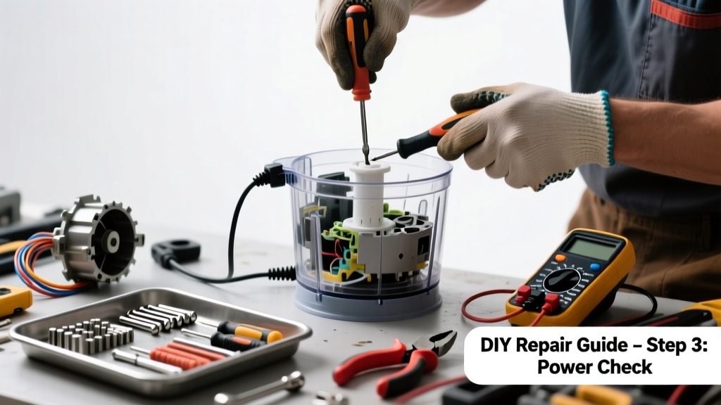 Fixing a Noisy Food Processor That Won’t Turn On