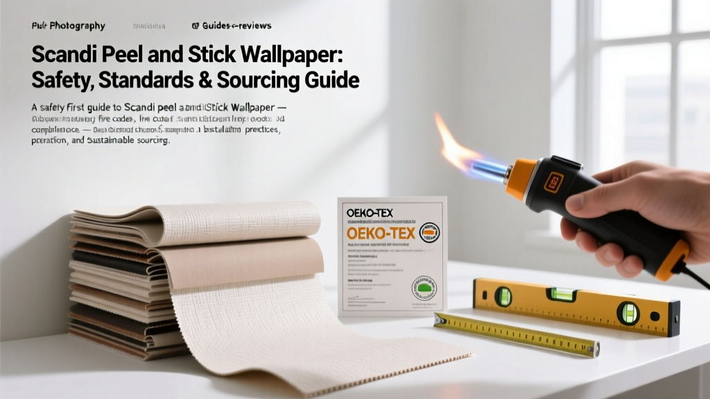 Scandi Peel and Stick Wallpaper: Safety, Standards & Sourcing Guide