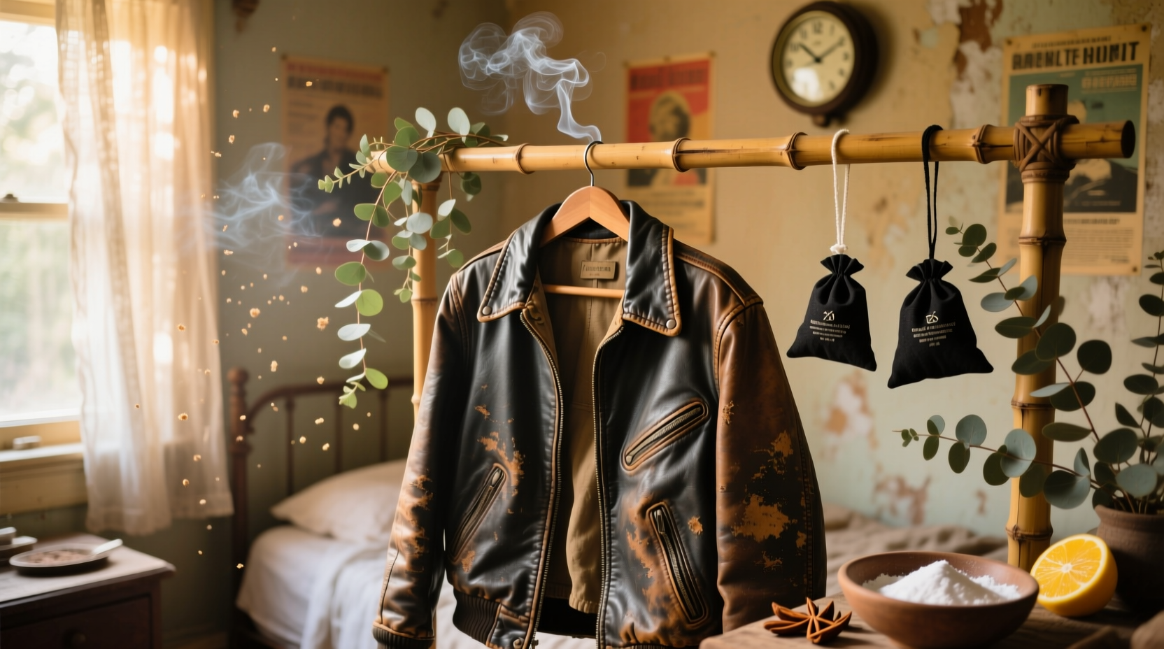how to remove smoke smell from vintage jackets