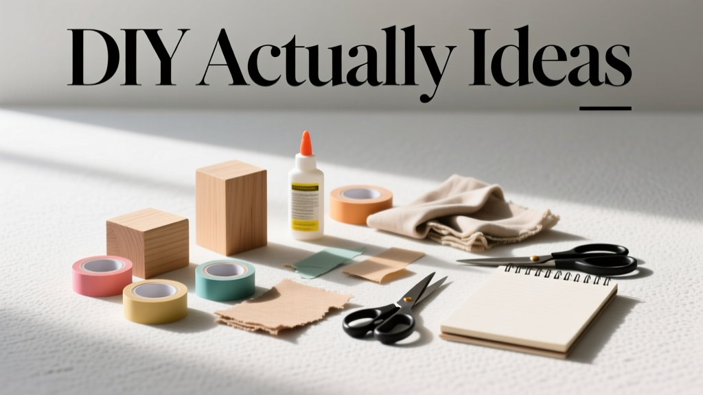 DIY Actually Ideas: Practical, Budget-Friendly Projects You Can Build in a Weekend