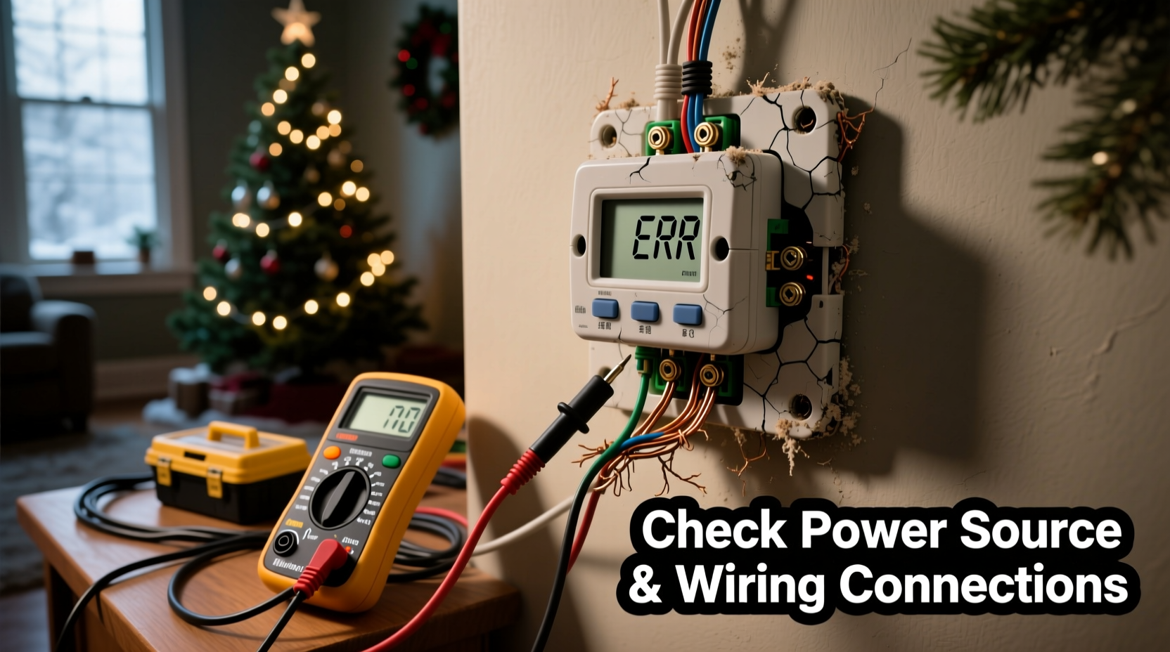 why is my christmas light timer not working troubleshooting electrical issues