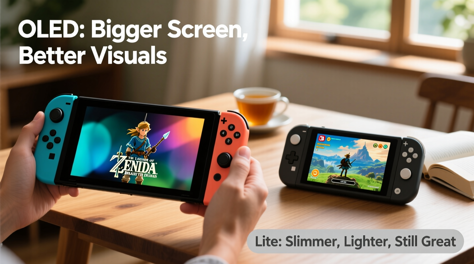 switch oled vs switch lite is the bigger screen worth it if you only play handheld
