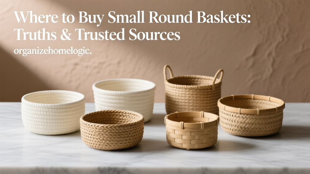 Where to Buy Small Round Baskets: Truths & Trusted Sources
