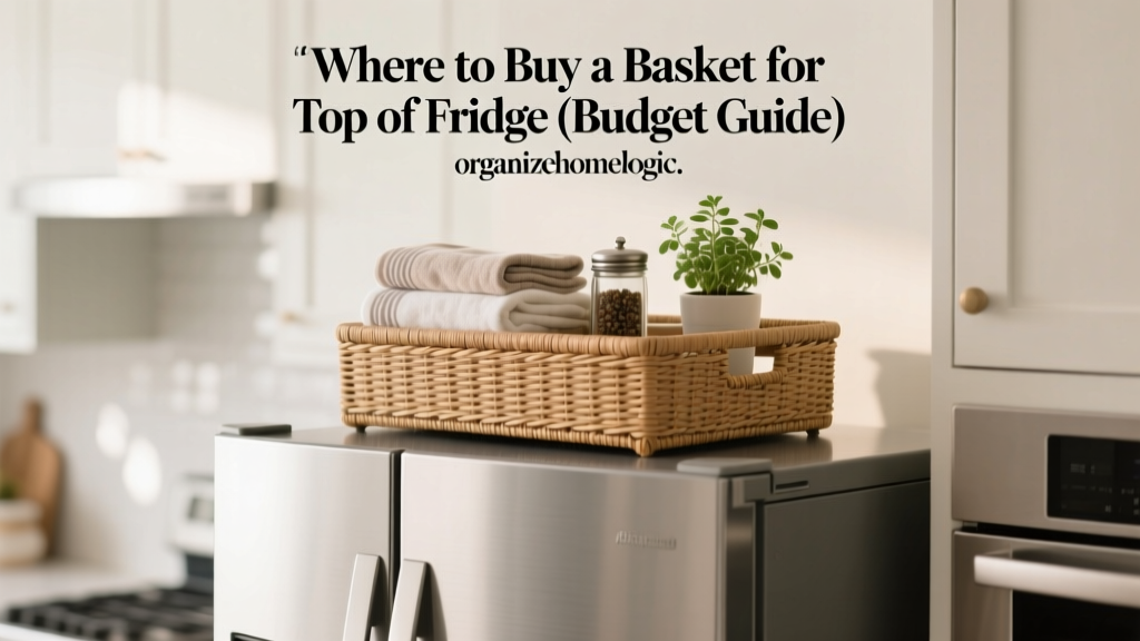 Where to Buy a Basket for Top of Fridge (Budget Guide)