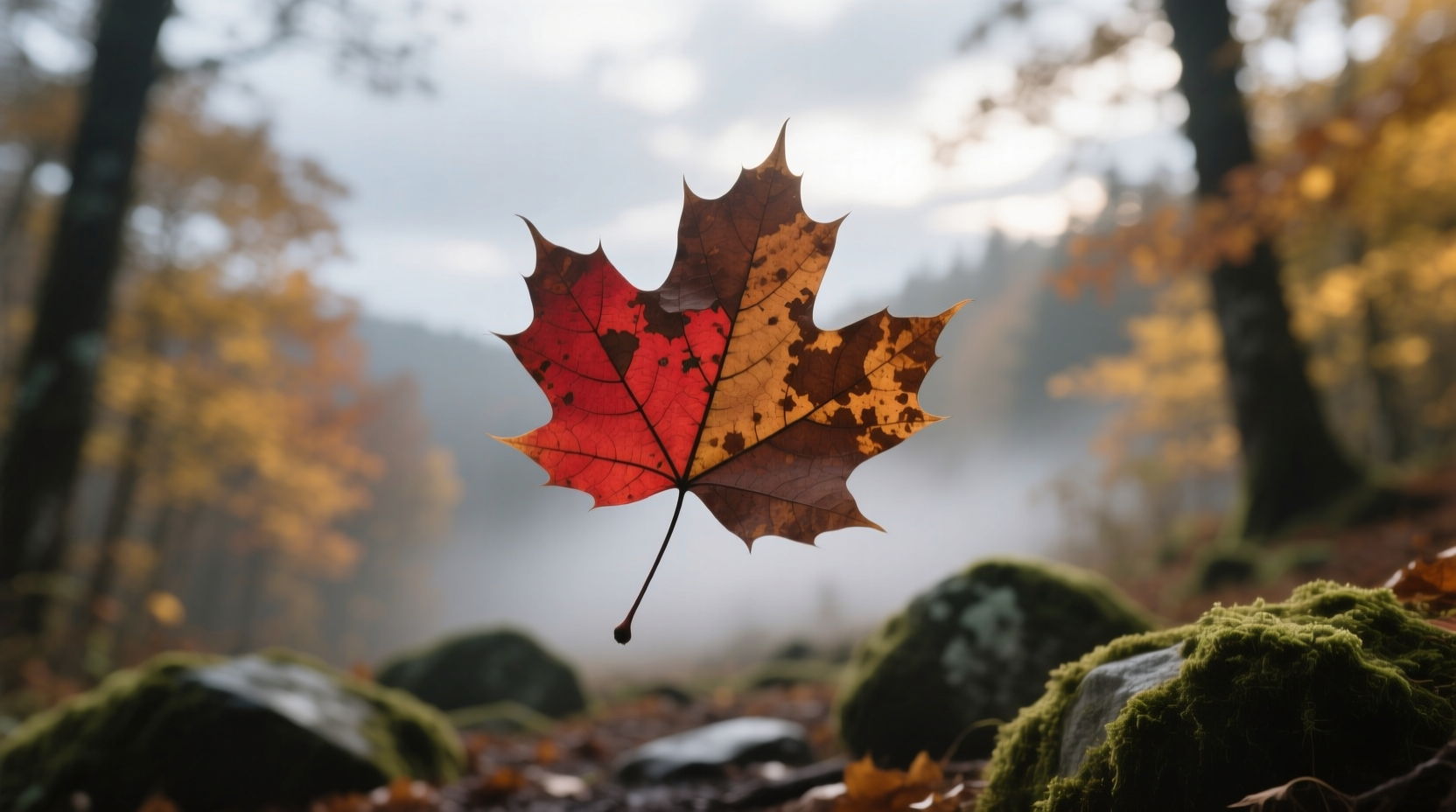 leaf turning brown