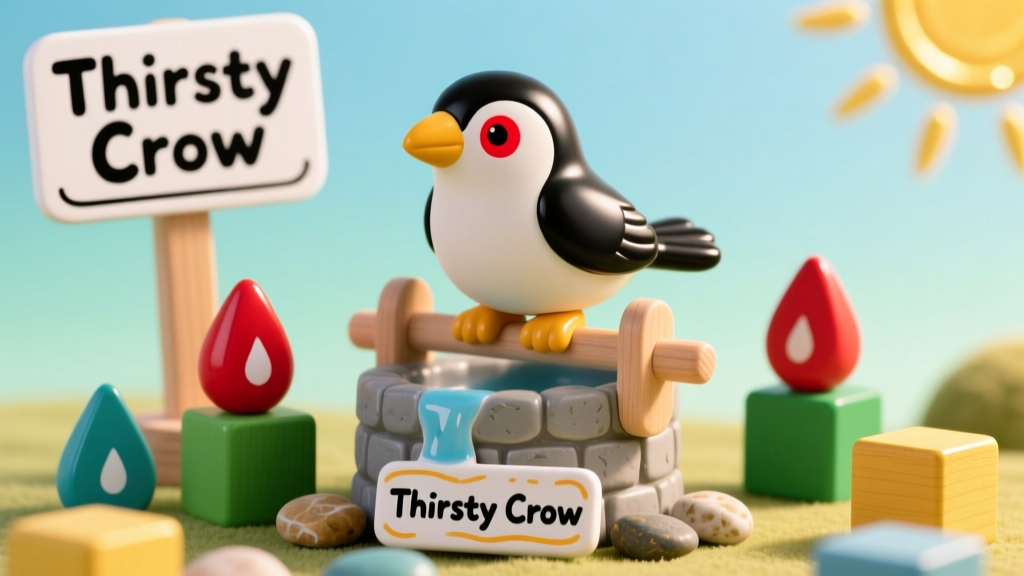 Thirsty Crow Short Story Kids_0077272: Safety, Developmental Value, and Real-World Toy Integration