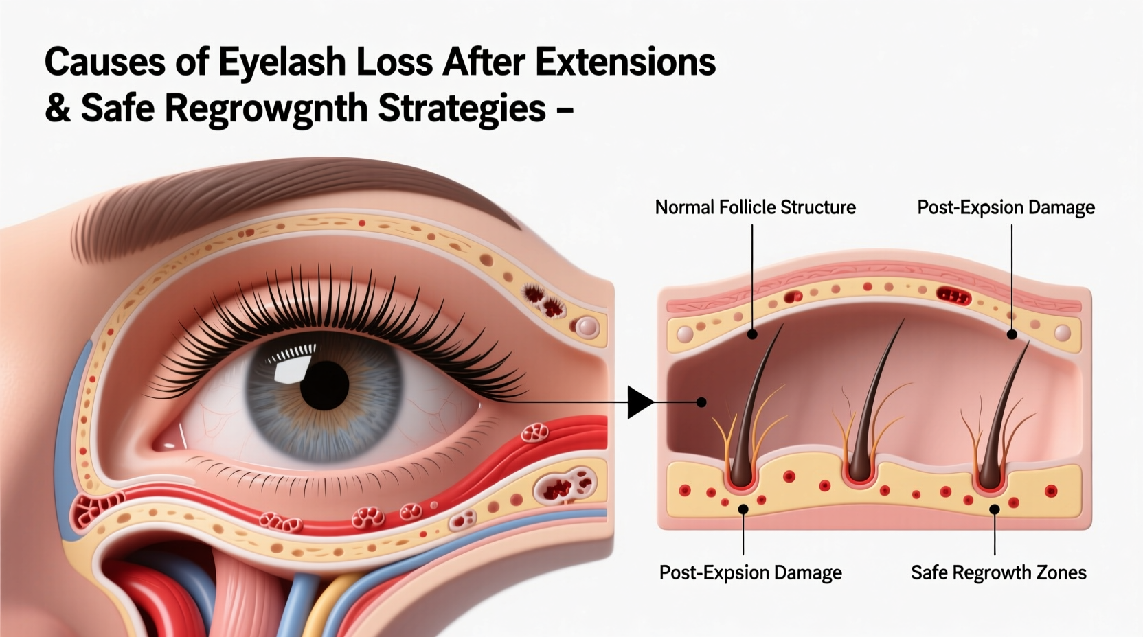 why do my eyelashes fall out after extensions causes and safe regrowth strategies