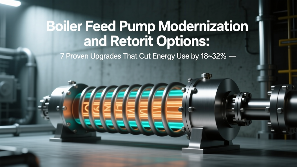 Boiler Feed Pump Modernization: 18–32% Energy Savings