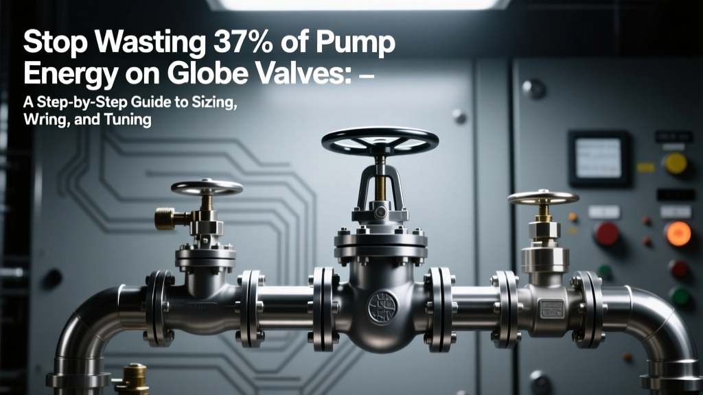 Cut Pump Energy 37% with VFDs for Globe Valves