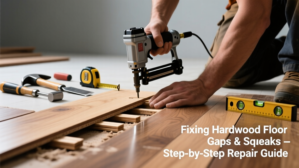 Fixing Hardwood Floor Gapping and Squeaking Noise